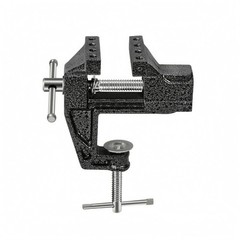 Mini Desktop Vise Dark Textured Finish Mini Bench Vise Cast Metal