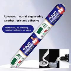 Transparent 9900 Waterproof Sealant Outdoor Silicone Heat Resistant 500g
