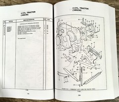 Ford 1821 1841 Gasoline Tractor Parts Operators Manual Owners Set Catalog Book