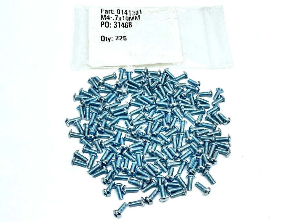 M4-.7 x 10mm Button Head Cap Screw 0141301 LOT OF 180