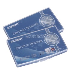 AZDENT Dental Orthodontic Ceramic Bracket Braces Roth MBT .022 Hooks 345