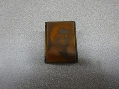 Braddock PA Lutheran Church Wood Copper Plate Photo Negative 1-1/2″ Vintage