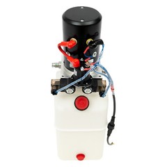 Single Acting Hydraulic Pump – 6QT Capacity, 22MPA, DC 12V Power Unit