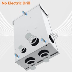 2026 Upgrade 60 Amp Disconnect Switch,3 Pole Safety Switch,Non-Fusible,NEMA