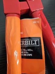 Everbilt 18 in. Swaging Tool 566 745 Swages 1/16”, 3/32”, 1/8”, & 3/16”
