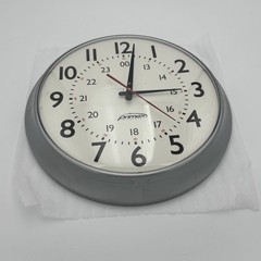 Primex Plastic Wireless Wall Clock W/out Transmitter Used GUARANTEED