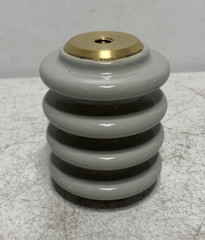 Meister International 70165 Porcelain Bus Insulator 7.5kV 3-1/8″ Dia. x 4″ Tall