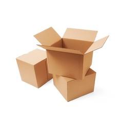100 18x8x8 Kraft Brown Corrugated Shipping Boxes 32 ECT Single-Wall New