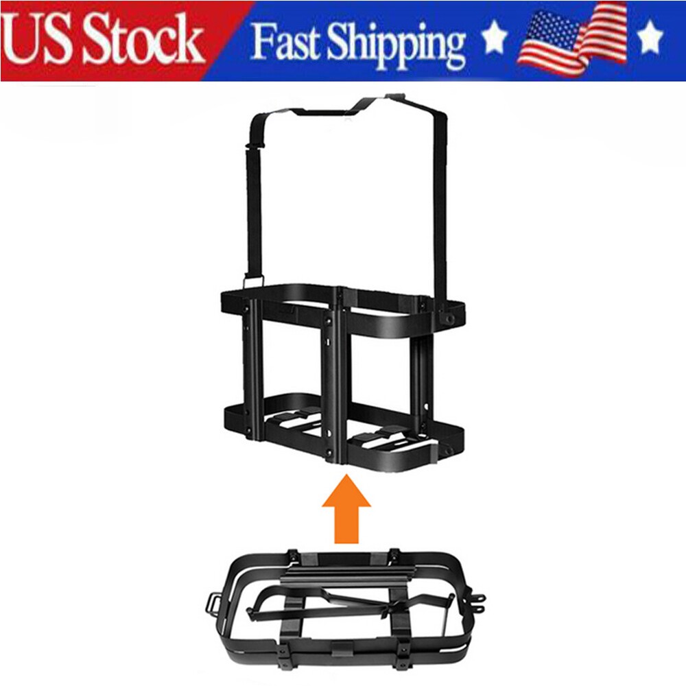 Strength Jerry Can Holder Bracket Mount Steel Rack For Fuel Oil Tank 20L 5.28Gal