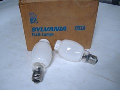 4 Sylvania 175 watt hid ms metalarc metal halide lamp ms175/3k/hor 64494-Q #828
