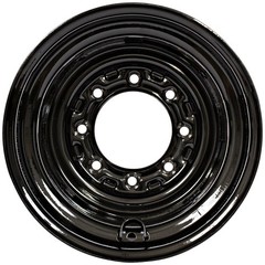 Gloss Black Bolt Hole Rim/Wheel for 12-16.5 Skid Steer Tires