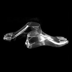 1 Pair Female Feet Mannequin Foot Thong Clear Sandal Shoes Model Display Tool