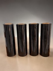 18 X1500FT extra thick 4 Industrial Grade Pallet Stretch Shrink Wrap ( BLACK)
