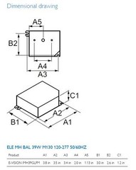 IMH-39-G-LF Philips Advance MH HID 39W Electronic Ballast 120-277V