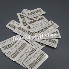 10/20/50 Packs Mini/Standard 018/022 Slot Dental Orthodontic Separable Brackets