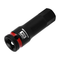 MIXPOWER 1/2″ Drive 19mm Hex Impact Bit Socket, Allen 1/2″Dr.19mm