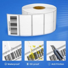 10Rolls 2″x1″ Direct Thermal Labels 1300/Roll Barcode UPC/ FBA for Zebra & Rollo