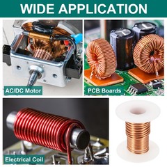 32 AWG Magnet Wire 32 Gauge 8 oz Enameled Copper Wire 155C(311F) Copper Color