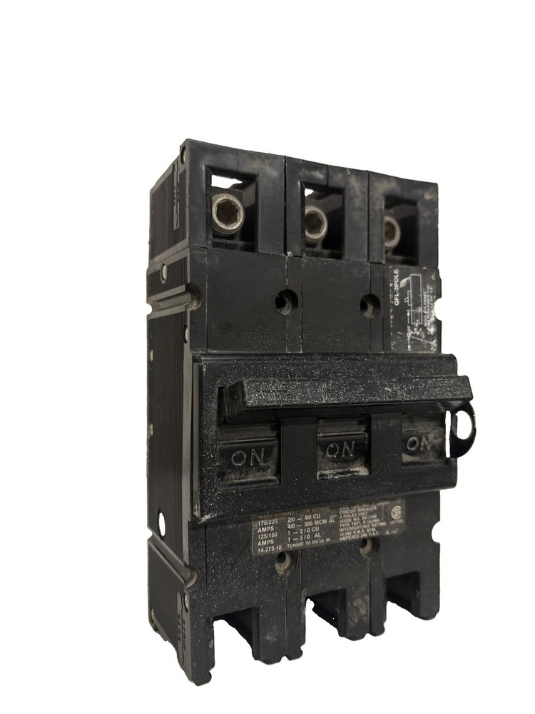 Zinsco/Challenger/T&B QFL3150 TBFL3150 3 Pole 150 Amp Circuit Breaker