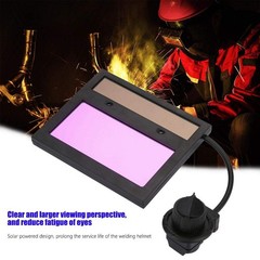 Welding Helmet Lens, TX500C 110 * 90mm Solar Panel Large, Black
