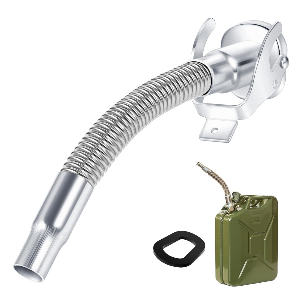 Flexible Jerry Can Spout/Nozzle Gas Canister Rubber Nozzle Fits for 5litre, 1