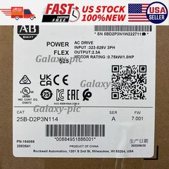 Allen-Bradley 25B-D2P3N114 PowerFlex 525 0.75kW 1Hp AC Drive 25BD2P3N114 USA！