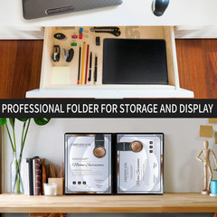 Diploma Cover 8.5 X 11 Certificate Holders for Letter-Sized Award Padded Menu…