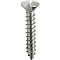 #8 Sheet Metal Screws Stainless Steel Oval Head Slotted Type A Tapping All Size