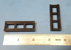 (6 PCs) IC SOCKET , 40 PIN , CAMBION, DIP , THROUGH_HOLE, Kynar Film Protected