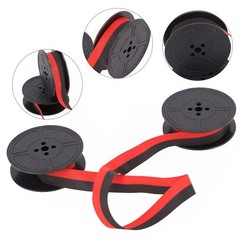 Nylon Typewriter Ribbon Set Easy to Install and Replace Red and Black Ink