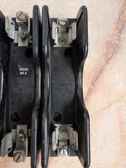 LOT OF 4 Mixed Taylor 60600/60601 & Marathon Fuse Holders 30A-60A 600V