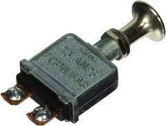 Grote 82-2100 Push Pull Switch, 75 Amp, 2 Screw, On/Off