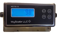 OP-902 Optima Locosc LP7515 DIGITAL SCALE DISPLAY READ OUT INDICATOR with Cable
