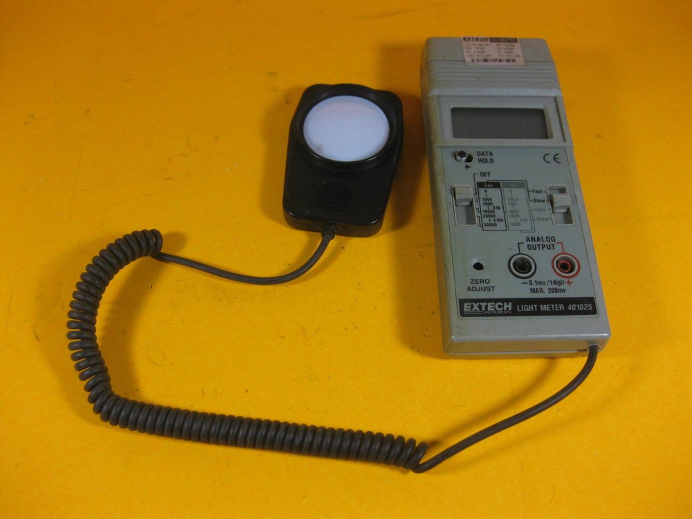 Extech Lightmeter Footcandle FC/Luxmeter — 401025 — Used