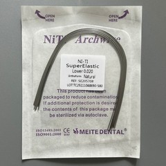 10Pcs/Pack Dental Orthodontic Arch Wire Super Elastic Niti Round Natural Form