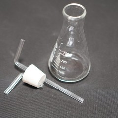 1000 ml lab glass erlenmeyer gas washing bottle wash bottle lab glassware