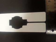 Plastic 10 Blank Rectangular Size Dividers for Retail Clothing Racks