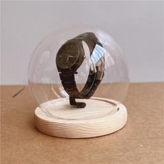 Single Watch Showcase Compact Watch Dome Display Modern and Minimalist