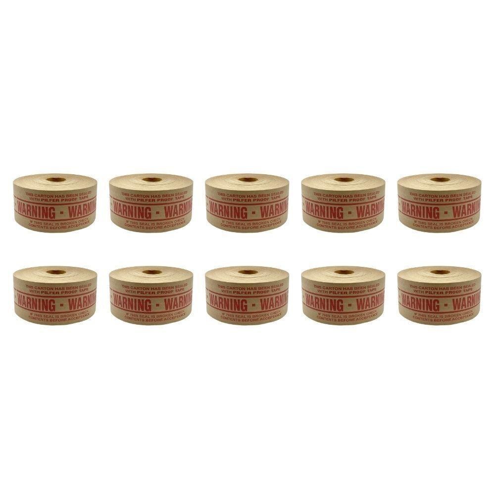 5.5 Mil Paper Re-inf Red Printed Tape 2.75 Inch x 150 Yard Wolverine Tape 20 Rls