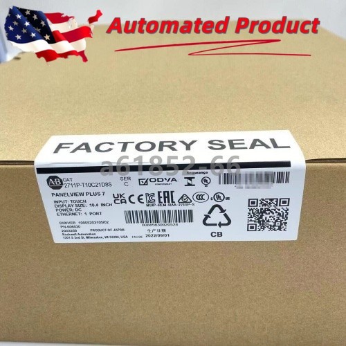 New Allen Bradley 2711P-T10C21D8S PanelView Plus 7 Standard 10 Terminal
