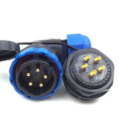 SD28 2-26Pin Elbow Panel Mount Bulkhead Plug + Socket,Automotive Cable Connector