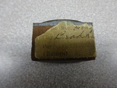 Braddock PA Lutheran Church Wood Copper Plate Photo Negative 1-1/2″ #1 Vtg