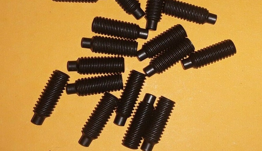 M4-0.7 x 12mm, SOCKET SET SCREW, FULL DOG POINT, BLACK OXIDE, 45H, ISO 4028, SEL
