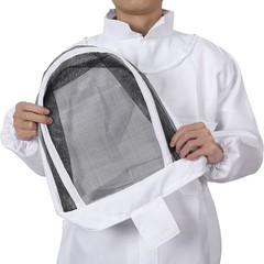 Full Body Beekeeping Suit Set w/ Detachable Ventilated Veil & Free Gloves Unisex