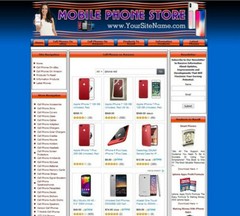 iPhone, Unlocked Android Cell Phone Smartphones Store Business Website for Sale