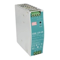 MEAN WELL – EDR-120-48 AC/DC DIN Rail Industrial Power Supply 48V 120W DC 2.5A