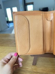 Gillio Firenze Pocket Mia Cara Undyed Epoca Leather with Amica Misprint