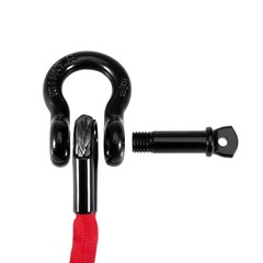 Recovery Strap (18,000lb.) 4FT with Winch Hook and D-Ring for ATV Mud Recovery
