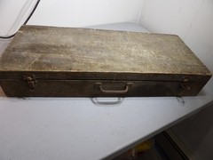 3 Vintage Flower Arrangement Portable Folding Stands Funeral Wedding Wood Case