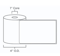 6 Rolls 4″ x 6″ Zebra 2844 Eltron ZP450 Direct Thermal Shipping 1500 Labels